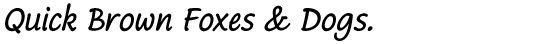 Bradley Texting™ Pro Semi Bold Italic