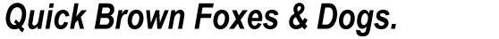Arial® Pro Narrow Bold Italic