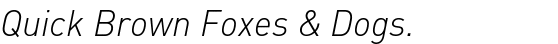 FF DIN® Std Light Italic