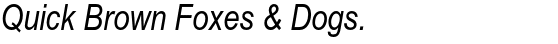 Arial®  Pro Narrow Italic
