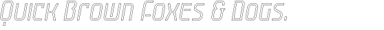 Cuantica Std Outline Italic