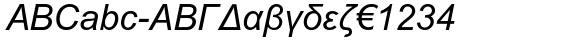 Arial®  Italic