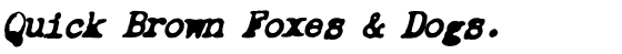 Chandler 42 Noir Italic
