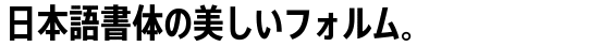 SST® Japanese Condensed Bold