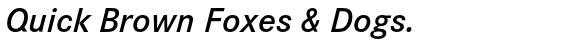 Corporate S WGL™ Demi Italic