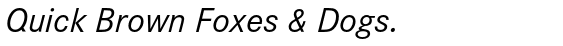Corporate S WGL™ Regular Italic