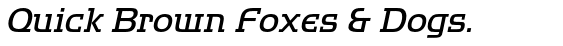 Handel Slab Light Italic