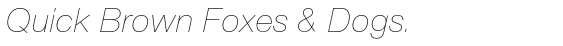 Nimbus Sans Novus Ultra Light Italic