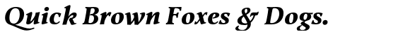 Classica Pro Bold Italic