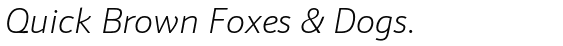 Schnebel Sans ME Thin Italic