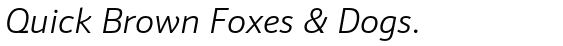 Schnebel Sans ME Light Italic