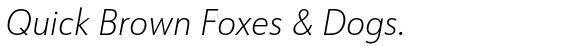 URW Form Semi Condensed Extra Light Italic