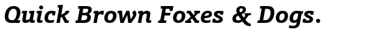 Schnebel Slab Pro Bold Italic