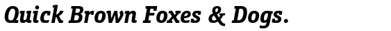 Schnebel Slab Pro Condensed Bold Italic
