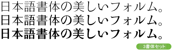 あや仮名エポカ Stdセット(L/R/B)