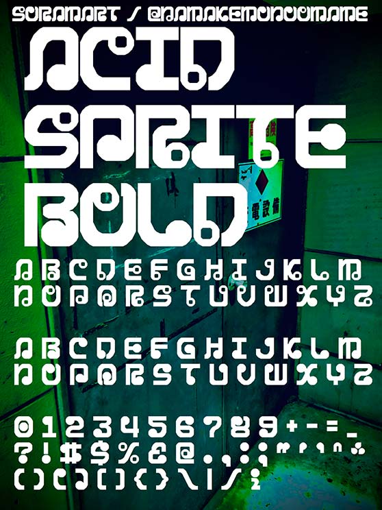 Acid Sprite Bold