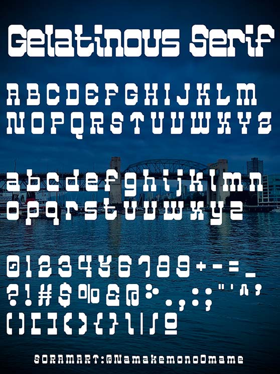 Gelatinous Serif