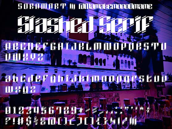 Slashed Serif