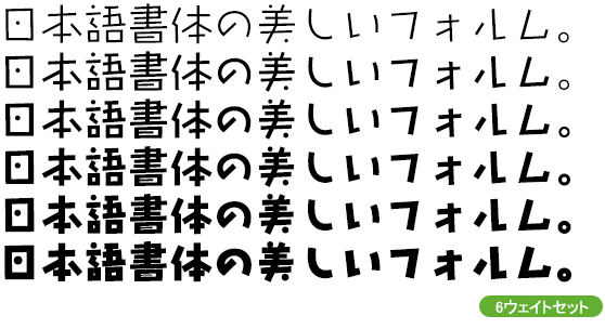 タカロマンファミリー (L～H 6ウェイトセット)
