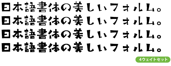 タカランマン角  ファミリー (R～B 4ウェイトセット)
