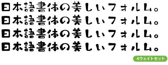 タカランマン丸  ファミリー (R～B 4ウェイトセット)