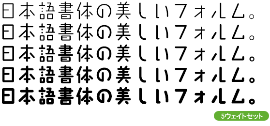 タカライン燦・丸 ファミリー (L～B 5ウェイトセット)