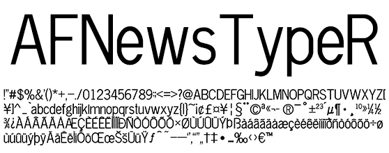 ニュースタイプ AFNewsTypeR