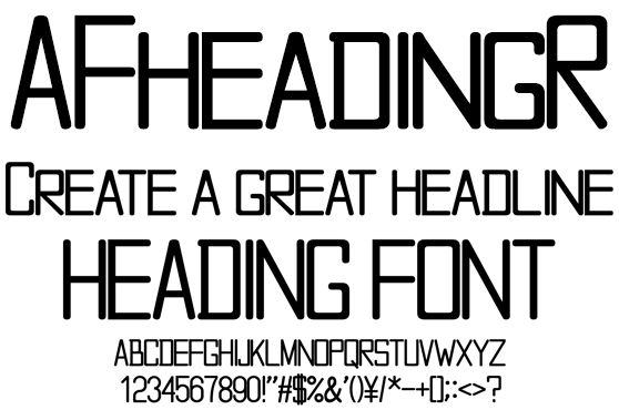 見出し専用 AFheadingR