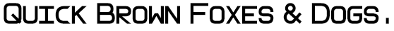 四角ぽいボディな欧文 AFsquare