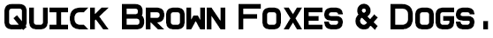 四角ぽいボディな欧文 AFsquareB