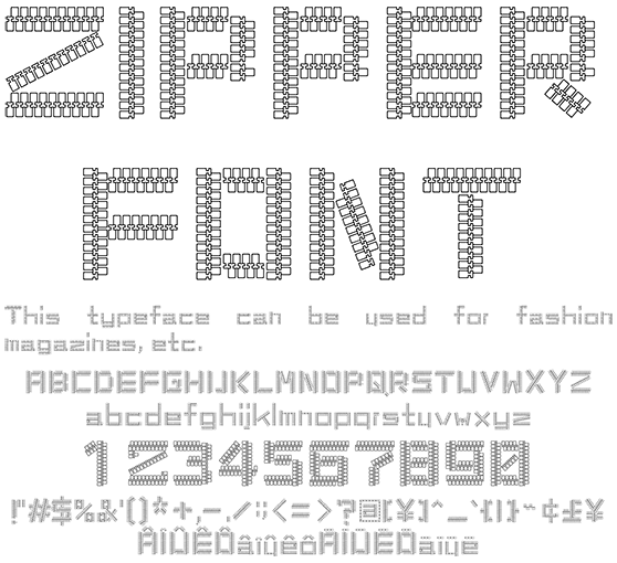 ジッパー欧文 AFzipper
