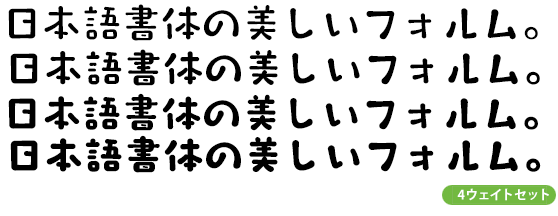 タカタイカイ丸ファミリー (R/M/DB/B 4ウェイトセット)