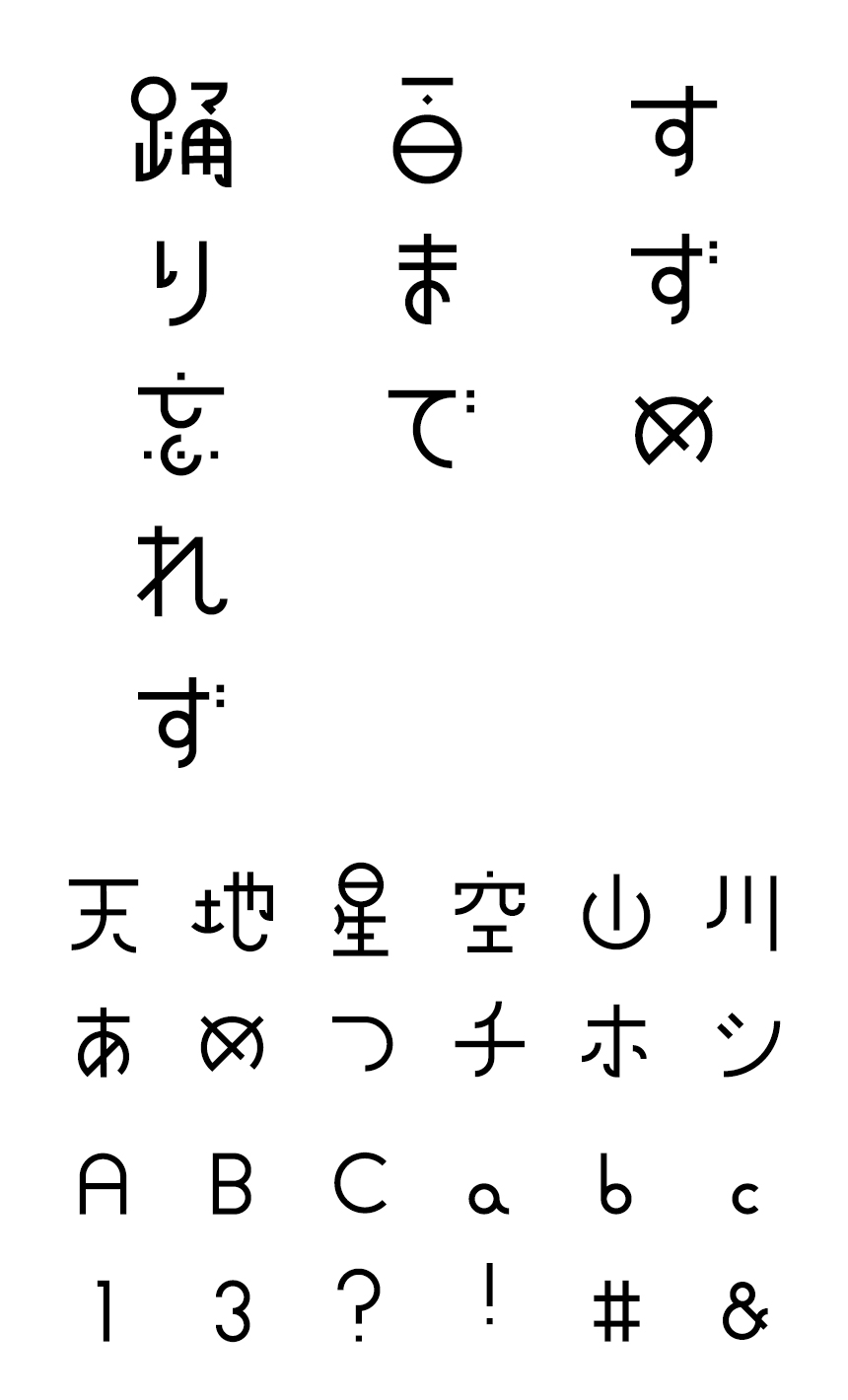 FONT1000 フォント F1000-すずめ F2 Regular