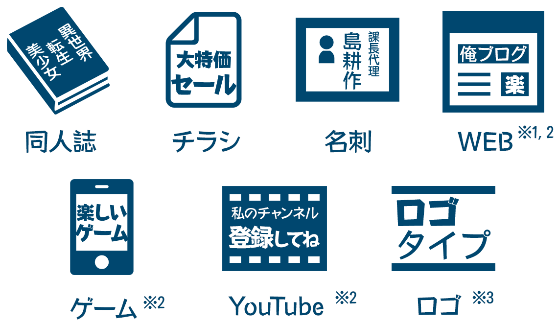 モトヤゴチカ 使用許諾