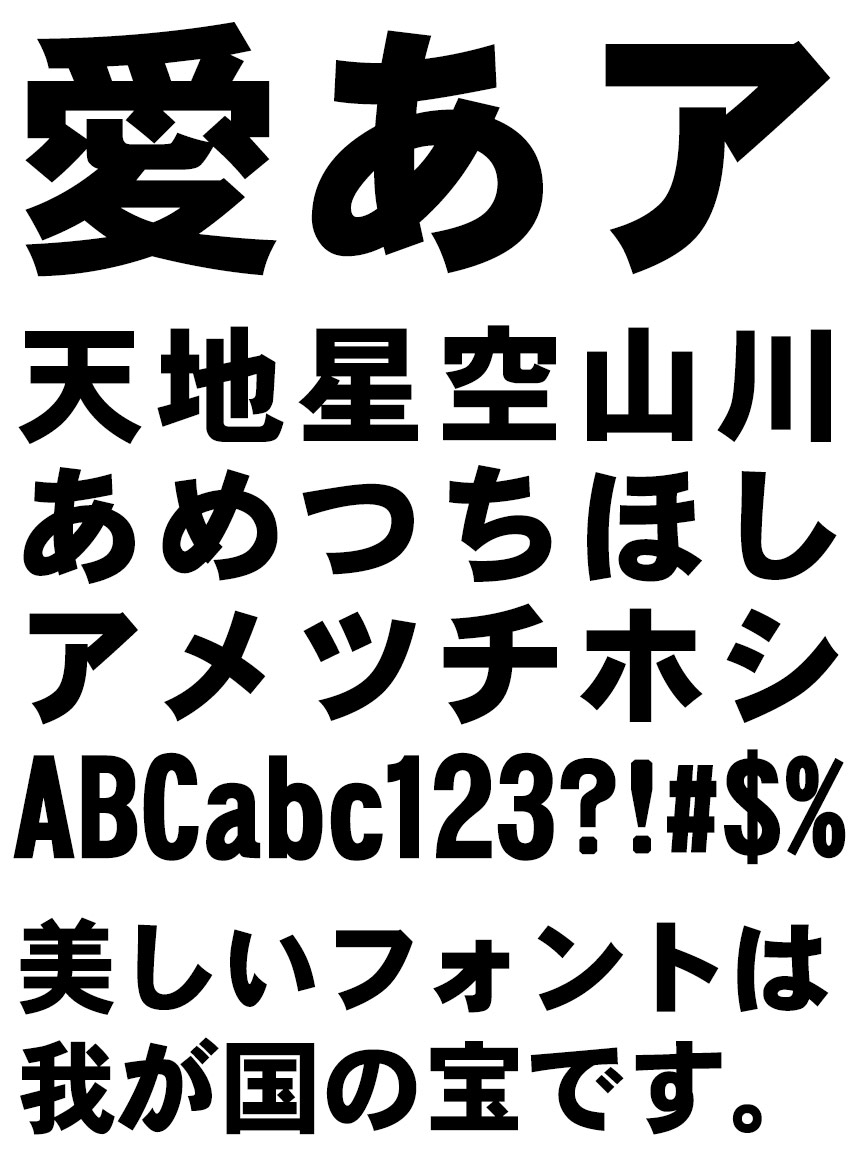 リコー フォント 角ゴシック体 HG平成角ゴシック体W9