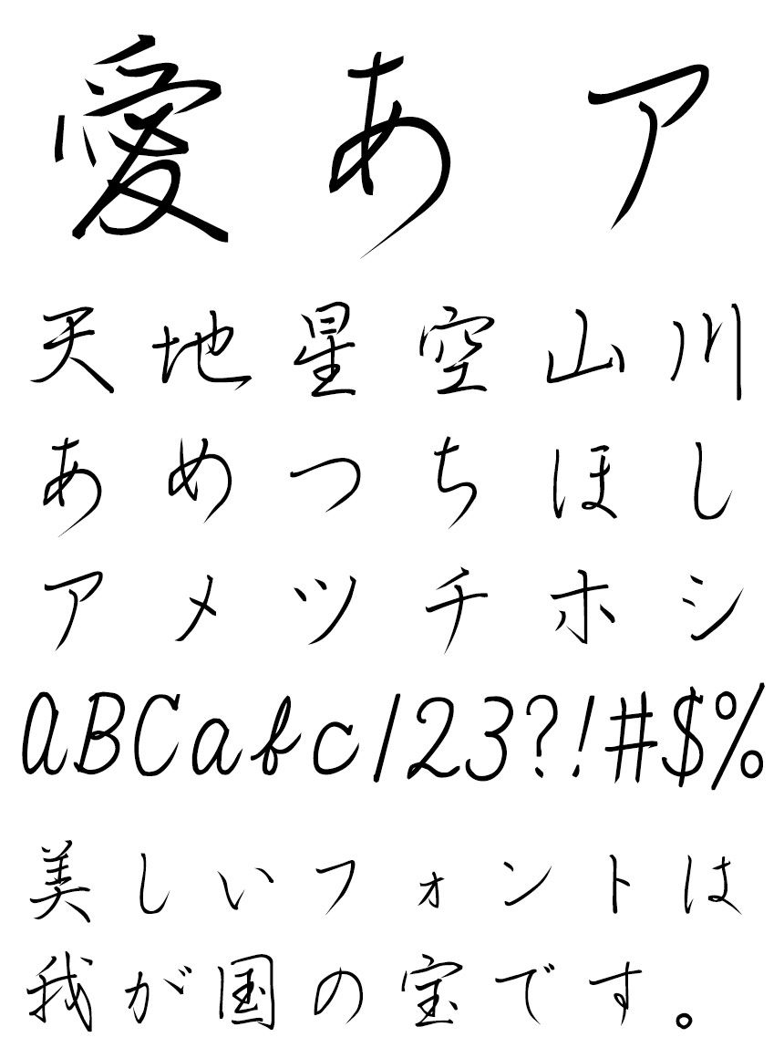 リコー フォント 手書き書体 HG創英微太ペン字体