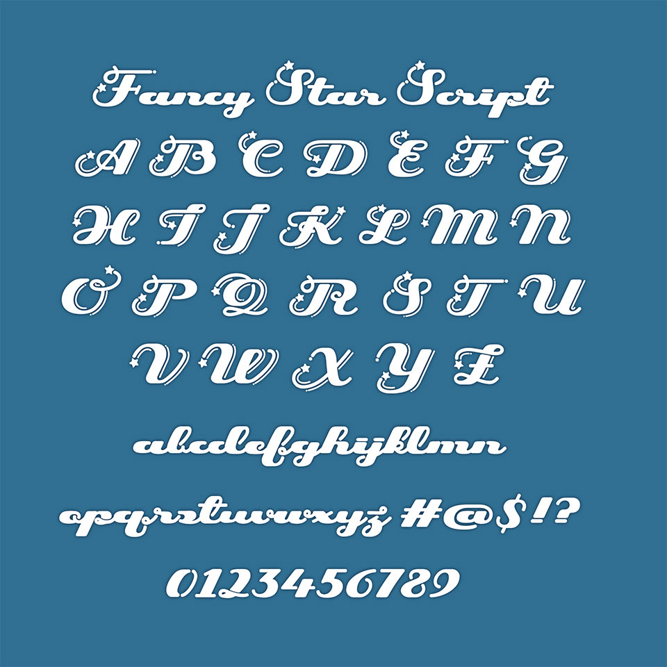 現在開発中のFancy Star Scriptは太字バージョン