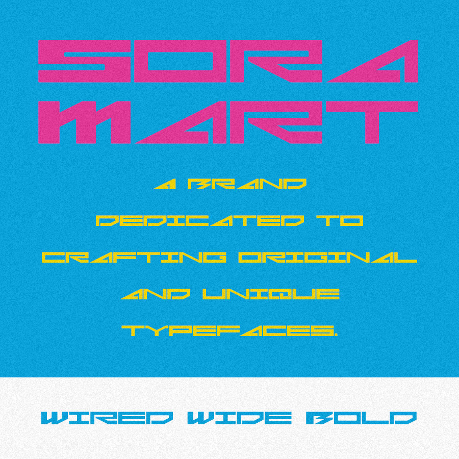 そらマート Wired Wide Bold イメージ