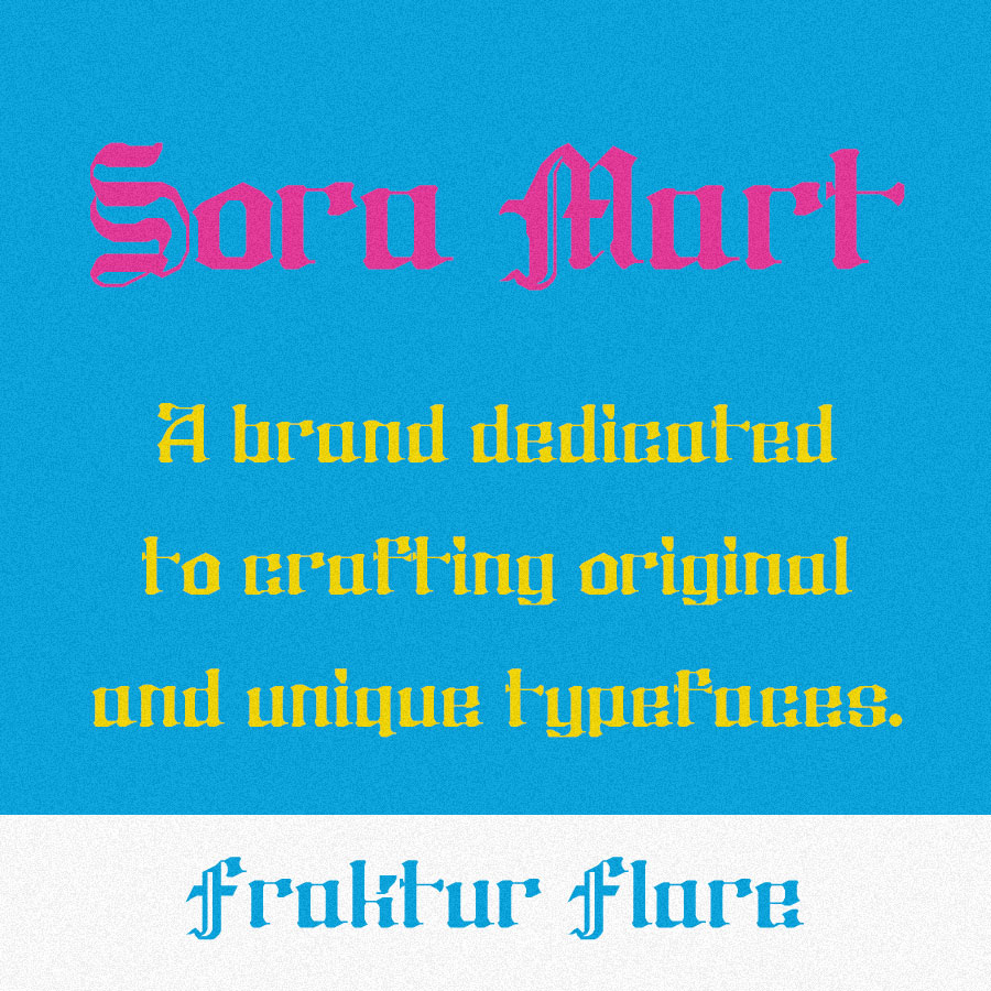 ,sora Fraktur Flare イメージ