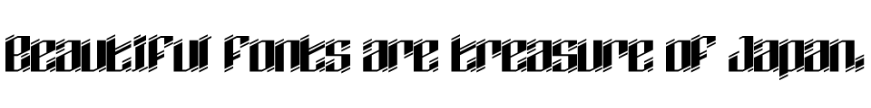 そらマート Slashed Serif 書体見本