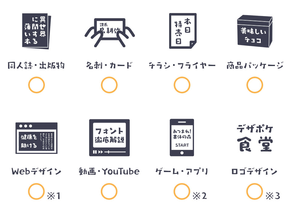 超極太 書体 ぎっしりフォント 使用許諾