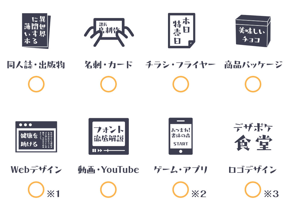超極太 書体 ぎっしりフォント 使用許諾