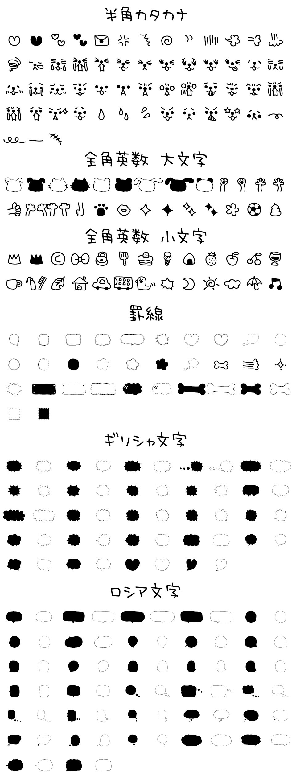 ゆるねこ 絵文字 サンプル