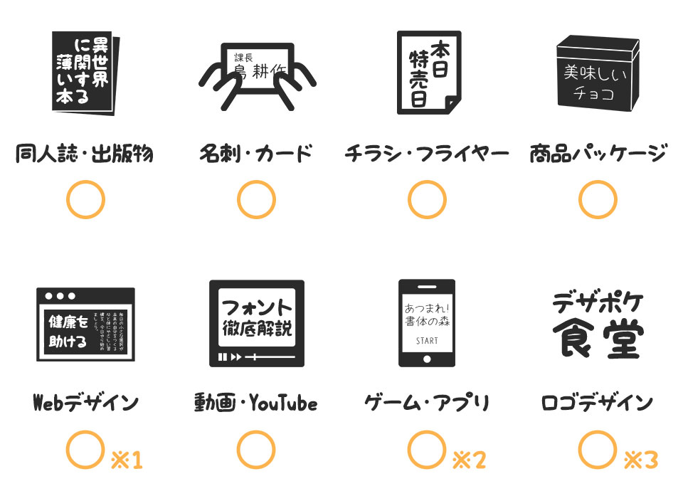 ねこのけフォント 夏 冬 手書きフォント 使用許諾