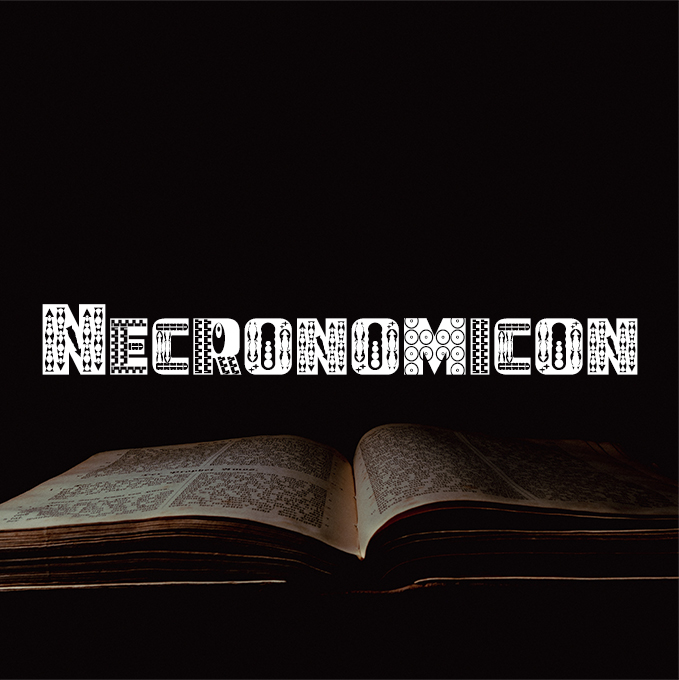 タイトルや見出しで活躍する欧文フォント69書体セット AF-Necronomicon イメージ