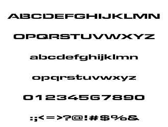 組み込みOK fontUcom ゲームで使える87書体セットII AF-Logo1USXXX85 文字見本