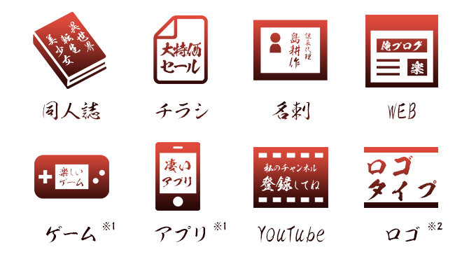 昭和書体の使用許諾