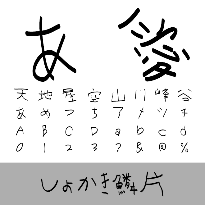 しょかき鱗片