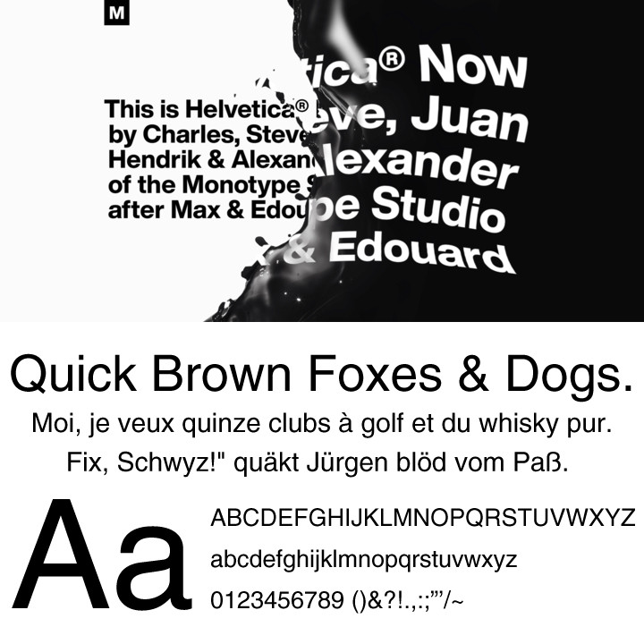 Helvetica Now（ヘルベチカ・ナウ）