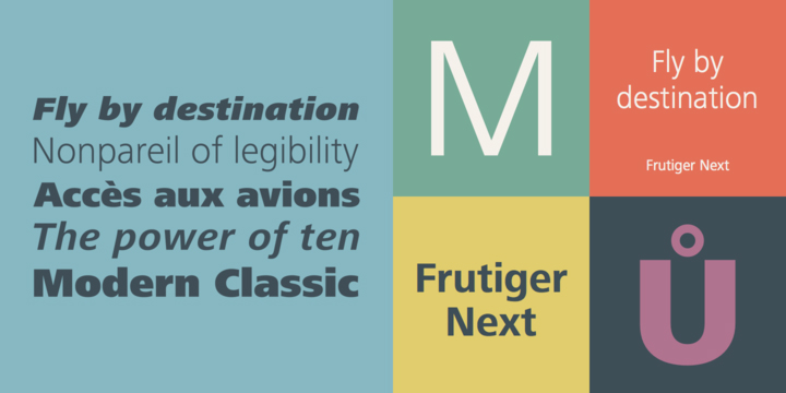 Frutiger® Next